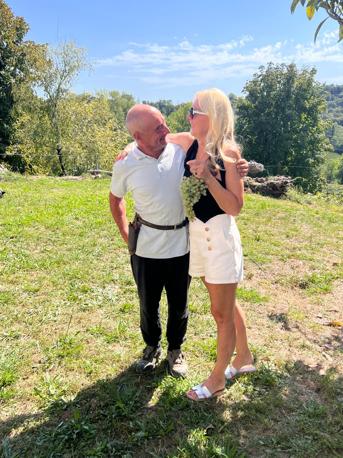 Traditionelle Weinlese in Valdobbiadene